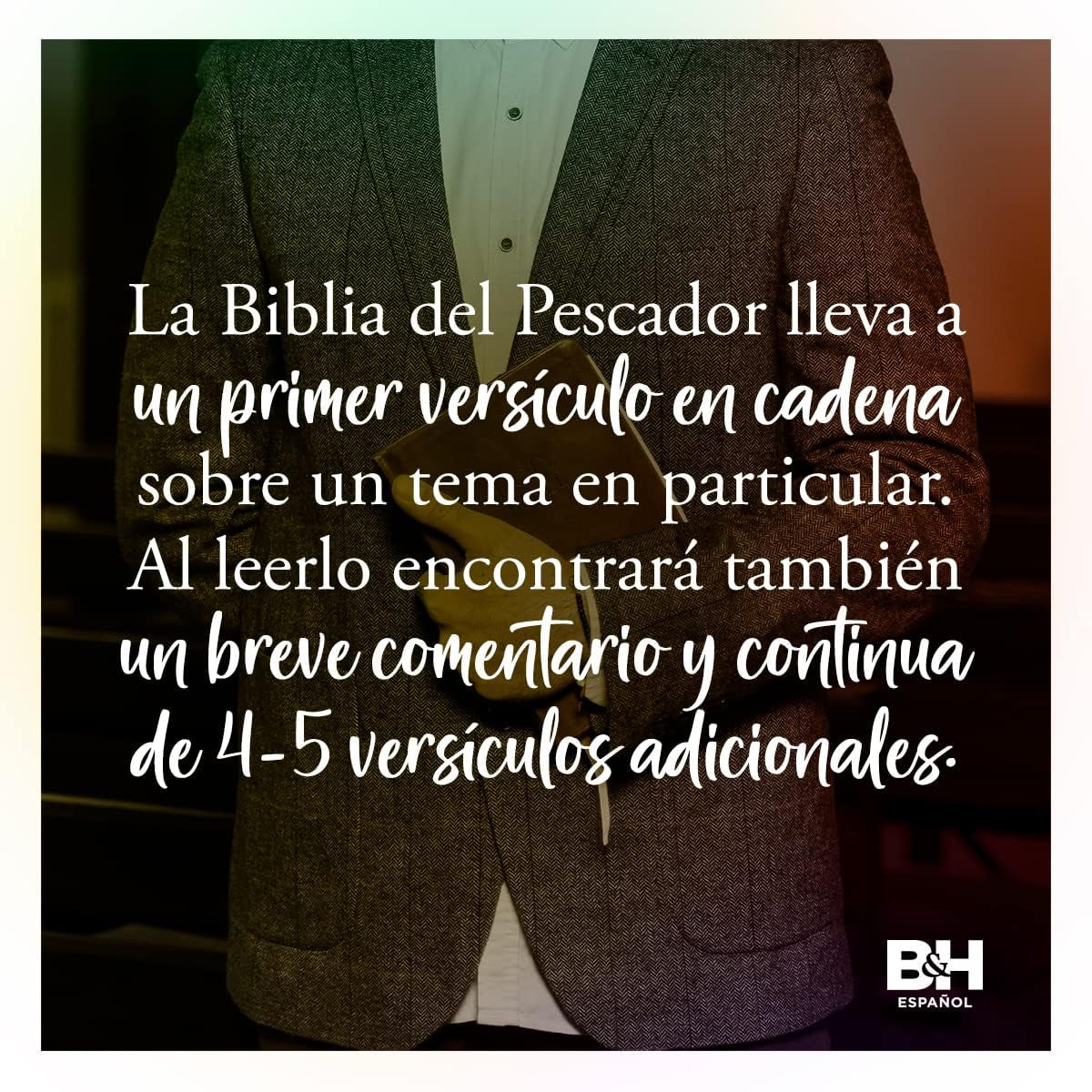 Reina Valera 1960 Biblia Del Pescador, Letra Grande, Caoba Símil Piel | RVR 1960 Fisher of Men Bible Hand Size, Mahogany Leathertouch (Spanish Edition)
