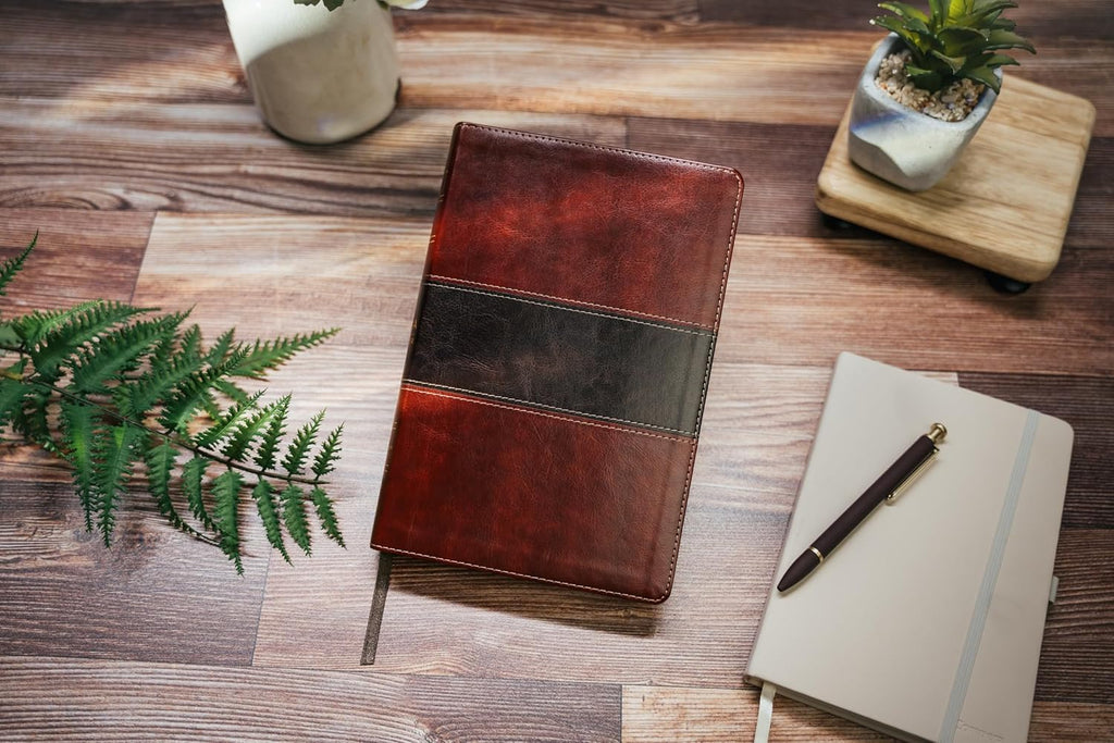 Reina Valera 1960 Biblia Del Pescador, Letra Grande, Caoba Símil Piel | RVR 1960 Fisher of Men Bible Hand Size, Mahogany Leathertouch (Spanish Edition)