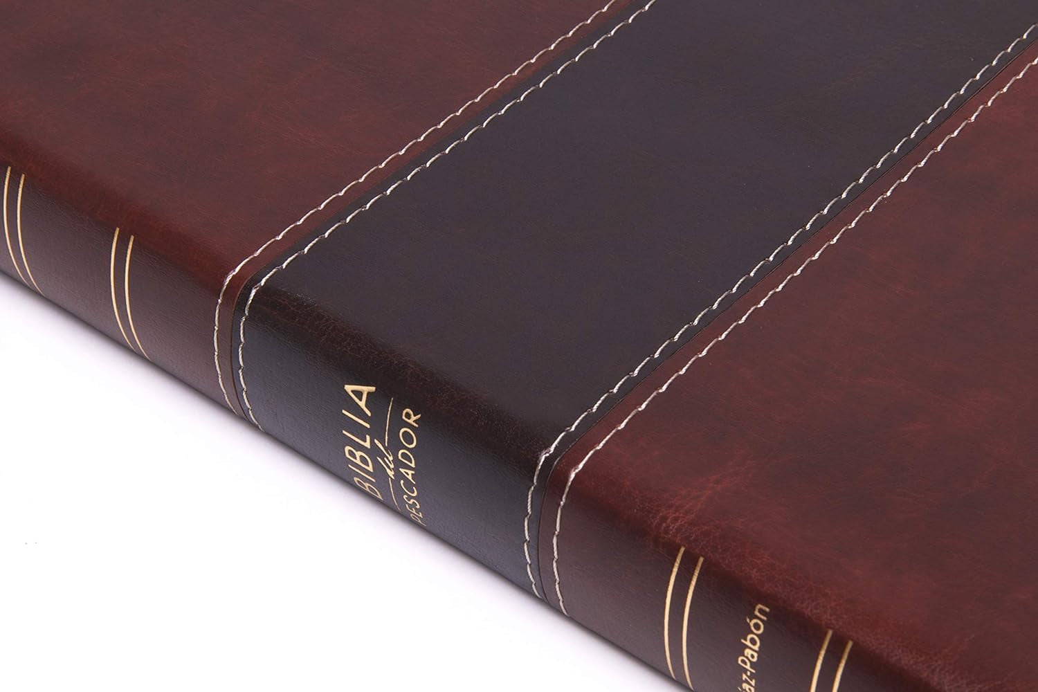 Reina Valera 1960 Biblia Del Pescador, Letra Grande, Caoba Símil Piel | RVR 1960 Fisher of Men Bible Hand Size, Mahogany Leathertouch (Spanish Edition)